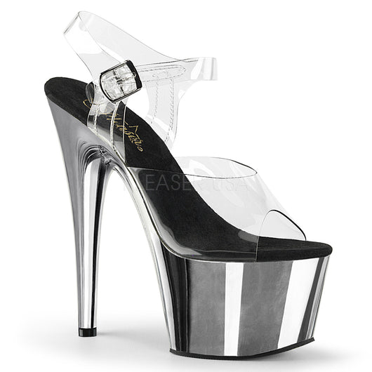 Pleaser ADO708/C/SCH SILVER