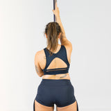 Short con Tiras  Pole Dance Strapped Bottom "CRAYON COLLECTION" NEGRO