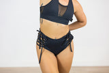 Braguita Hot Panty Tiras Strapped Pole Dance Bottom "CRAYON COLLECTION" NEGRO
