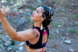 Top Deportivo Alta Sujeción Doble con transparencia "PACHAMAMA COLLECTION" Blossom