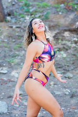 Hot Panty Glider Pole Dance "PACHAMAMA COLLECTION" Blossom Bottom