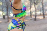 Top Deportivo Cut Out PACHAMAMA COLLECTION" Aurora Sport Bra