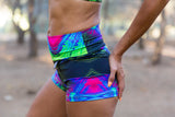 Short Culotte Pole Dance "PACHAMAMA COLLECTION" Aurora Basic Bottom