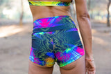 Short Culotte Pole Dance "PACHAMAMA COLLECTION" Aurora Basic Bottom