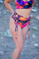 Hot Panty Strapped Pole Dance "PACHAMAMA COLLECTION" Blossom Bottom
