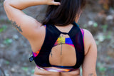 Top Deportivo Alta Sujeción Doble con transparencia "PACHAMAMA COLLECTION" Blossom