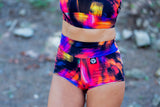 Short Culotte Pole Dance "PACHAMAMA COLLECTION" Blossom Basic Bottom