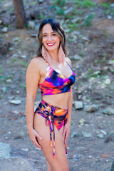 Top Deportivo Cut Out PACHAMAMA COLLECTION" Blossom Sport Bra