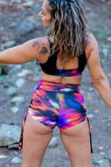 Culotte Pole Dance "PACHAMAMA COLLECTION" Blossom Adjustable Bottom