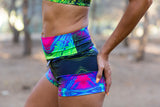 Short Culotte Pole Dance "PACHAMAMA COLLECTION" Aurora Basic Bottom