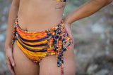 Hot Panty Strapped Pole Dance "PACHAMAMA COLLECTION" Feather Bottom