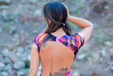 Mono Corto con Manga "PACHAMAMA COLLECTION" Blossom Jumpsuit