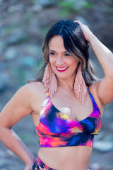 Top Deportivo Cut Out PACHAMAMA COLLECTION" Blossom Sport Bra