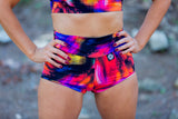 Short Culotte Pole Dance "PACHAMAMA COLLECTION" Blossom Basic Bottom