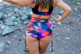 Culotte Pole Dance "PACHAMAMA COLLECTION" Blossom Adjustable Bottom