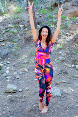 Mono Largo con Manga "PACHAMAMA COLLECTION" Blossom Jumpsuit