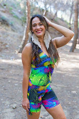 Mono Corto SIN Manga "PACHAMAMA COLLECTION" Aurora Jumpsuit