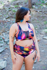 Hot Panty Strapped Pole Dance "PACHAMAMA COLLECTION" Blossom Bottom