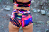 Short Culotte Pole Dance "PACHAMAMA COLLECTION" Blossom Basic Bottom