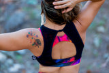 Top Deportivo Alta Sujeción Doble con transparencia "PACHAMAMA COLLECTION" Blossom