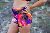 Short Culotte Pole Dance "PACHAMAMA COLLECTION" Blossom Basic Bottom