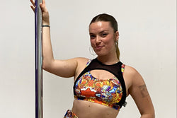 Top Deportivo Alta Sujeción Doble con transparencia 