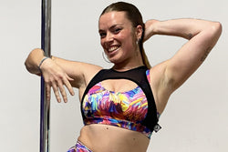 Top Deportivo Alta Sujeción Doble con transparencia 