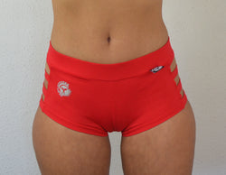 30% OFF Culotte Pole Dance Bottom / Short BASICS ROJO tiras