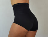 Culotte Pole Dance Bottom HW Negro / Short HW Black