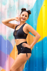 Culotte Pole Dance Negro Ajustable / Short Bottom Pole Dance Adjustable