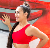 Top Pole Dance Fitness Sandía 1 Hombro / Pole Dance Sport Bra Watermelon 1 Shoulder