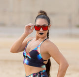 Top Deportivo Cut Out  VR "METAVERSO COLLECTION" Sport Bra