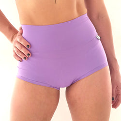 Culotte Pole Dance Bottom Tiro Alto Lavanda / Short High Waist Lavender