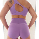 20% OFF Culotte Pole Dance Bottom Tiro Alto Lavanda / Short High Waist Lavender